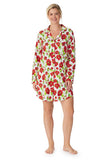 Bedhead - L/S Stretch Jersey Sleepshirt - Red Camellia - Medium