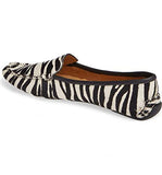 Patricia Green - Jillian Haircalf Moccasin - Zebra - Size 7