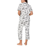 BedHead - Stretch S/S Capri PJ Set - Alice in Wonderland - Medium