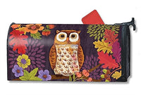 MailWraps - Oversized Mailbox Cover - Floral Owl