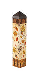 Studio M - 20" Art Pole - Plaid Leaves