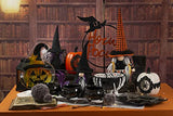 Boston International - 7" Halloween Pumpkin - Orange w/ Black Spider & Lace