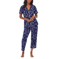 BedHead - Short Sleeve Cropped PJ Set - Bunnies - Large