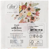 Boston International - 3-Ply 5" Cocktail Napkins 20 Count - Floral Flamingo