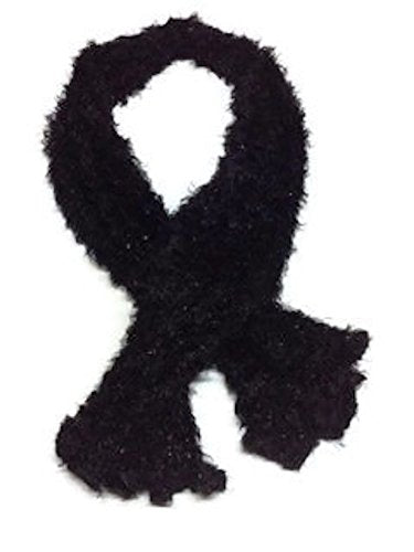 Magic Scarf - Super Soft Scarf - Black & Silver Sparkle