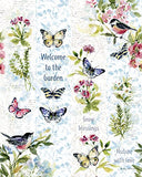 Studio M - 20" Art Pole - Garden Song