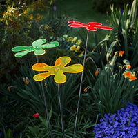 Cazador-del-sol - 8" Suncatcher Set of 3 - Lotta Flower - Mixed Colors