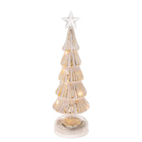Boston International - LED Small Christmas Tree - Champagne & White