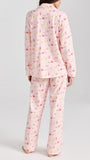 Bedhead Pajamas - L/S Classic Stretch Jersey PJ Set - Pink Mixology - Large