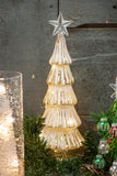 Boston International - LED Small Christmas Tree - Champagne & White