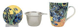 McIntosh Trading - Tea Mug w/ Infuser & Lid - VanGogh Irises