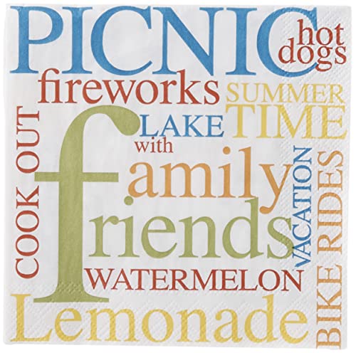 Boston International - 3-Ply 5" Napkins - Picnic