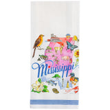 Boston International - 28x18 Tea Towel Set of 2 - State Collection - Mississippi