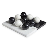 Jonathan Adler - Tic Tac Toe Set - Canaan Black & White Marble