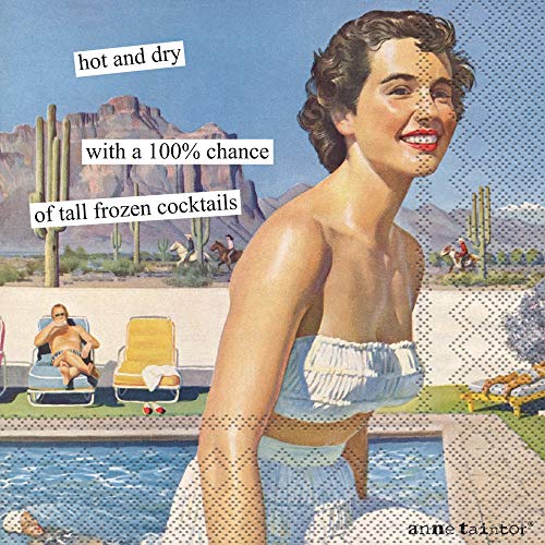 Boston International - 3-Ply 5" Cocktail Napkins - Hot & Dry