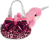 Aurora - Rainbow Fancy Pals - Pet Carrier - Narwhal - 7"