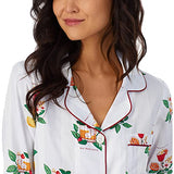 BedHead - 3/4 Sleeve Cropped Sateen PJ Set - Nightcap - Large