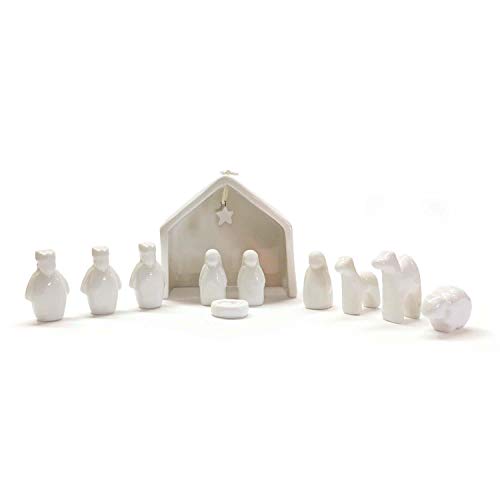 Two's Company - Miniature Nativity Set - 11 Piece Set