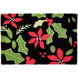 Jellybean - 30x20 Indoor/Outdoor Accent Rug - Poinsettia & Holly Toss