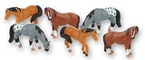 Wild Republic - Nature Tube w/Play Mat - Horses - 6 Piece