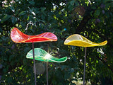 Cazador-del-sol - 8" Wavy Suncatcher Set of 3 - Lucy - Mixed Colors