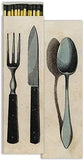 Long Matches in Silverware Box