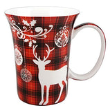 McIntosh Trading - Set of 2 Mugs - Holiday Reindeer