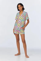 BedHead - S/S Stretch Jersey Shorty PJ Set - Camilla - Small