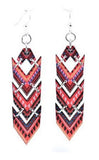 Green Tree Jewelry - African Chevron Earring