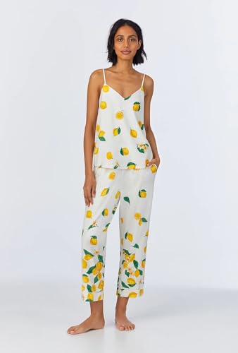 BedHead - Cami Cropped Pajama Set - Main Squeeze Border - Medium