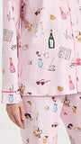 BedHead - Classic Cotton L/S Pajama Set - Let's Do Brunch - Medium (US 8-10)