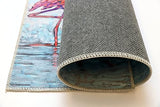 Olivia's Home - 32" x 22" Accent Rug - Tropical Flamingo at Water's Edge