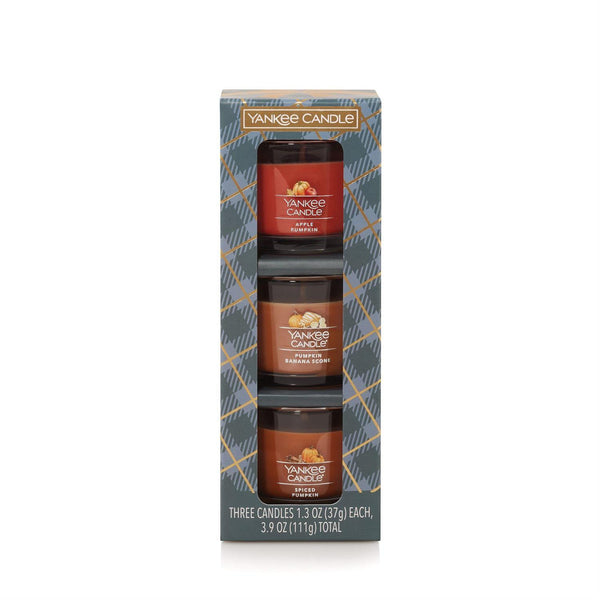 Yankee Candle - Pumpkin Season Gift Set - Three 1.3 Oz. Candles