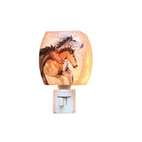 Stony Creek - Frosted Glass - 4.75" Night Light - 3 Running Thoroughbreds