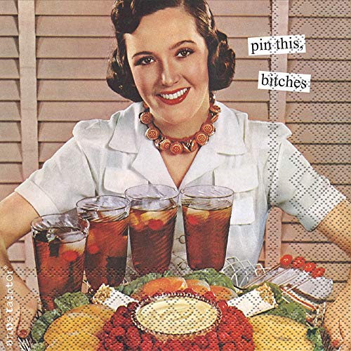Boston International - 3-Ply 5" Cocktail Napkins - Pin This