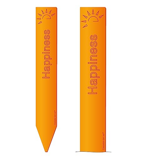 Cazador-del-sol - 20'' Inspirational Sign - Happiness Orange