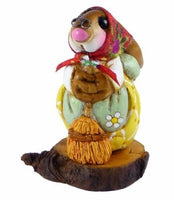 Wee Forest Folk Housekeeping Bunny with Kerchief Limited Edition