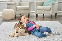 Wild Republic Jumbo Wolf Plush, Giant Stuffed Animal, Plush Toy, Gifts for Kids, 30 Inches