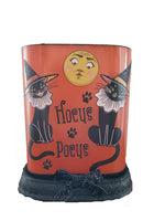 Stony Creek - Hocus Pocus Vintage Halloween Pre-Lit Oval Vase with Resin Base - Halloween Light