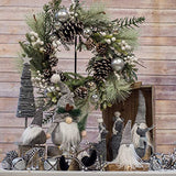 Boston International - 8.5" Spun Silver Tabletop Decor - Llama Luna
