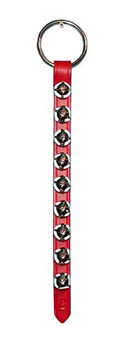 Belsnickel - 16" Training Strap - Red Strap w/ 9 Bells