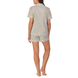 BedHead - Short Sleeve Shorty PJ Set - Palm Geo - Large