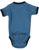 Lazy One - Infant Creeper - "I Sleep In The Dark" - Blue - 18M