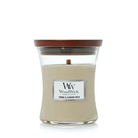 WoodWick - Medium Crackling 9 Oz. Candle - Tonka & Almond Milk