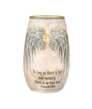 Stony Creek - 5.25" Glass USB Lighted Vase - Angel Wings Loss
