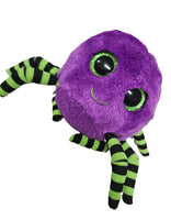 Ty Beanie Boo - Crawley The Spider - Purple & Neon Green