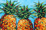 Olivia's Home - 32" x 22" Accent Rug - Golden Tropical Pineapples