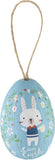 Boston International - Bag of 12 Printed Hanging Eggs - Playful Bunnies
