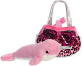 Aurora - Rainbow Fancy Pals - Pet Carrier - Narwhal - 7"