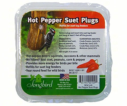 GC - Songbird Suet Plugs - Hot Pepper